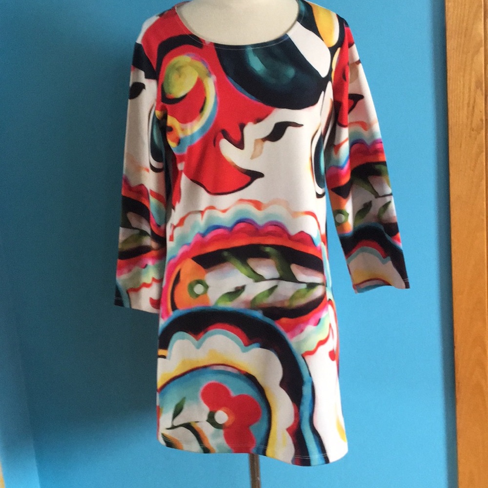 Tesoro Moda abstract crewneck